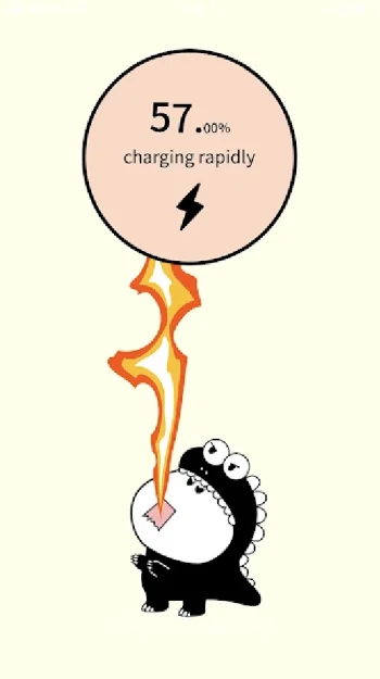 Pika! Charging show - charging animation - скриншот 1