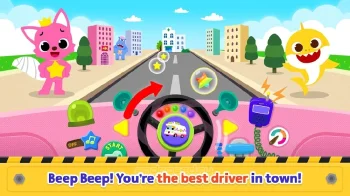 PINKFONG Car Town - скриншот 2