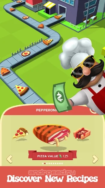 Пицца завод Tycoon - Idle Clicker Game - скриншот 1