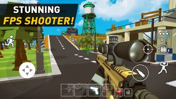 Pixel Danger Zone: Battle Royale - скриншот 1