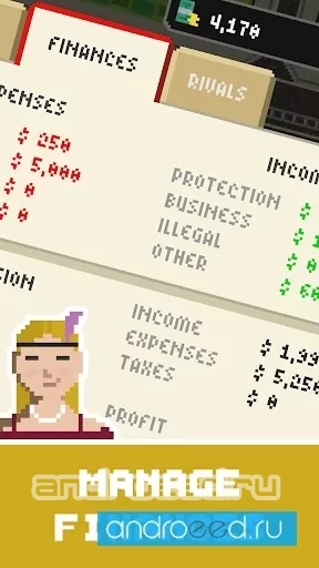 Pixel Gangsters : Mafia Manager | Crime Tycoon - скриншот 3