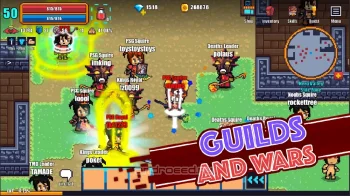 Pixel Knights Online 2D MMORPG MMO RPG - скриншот 3