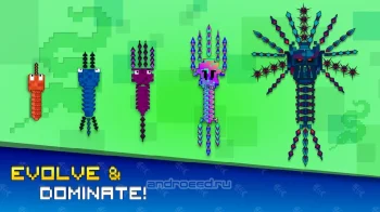 Pixel Sword Fish io - скриншот 1