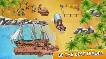 Pocket Ships Tap Tycoon: Idle Seaport Clicker - скриншот 3