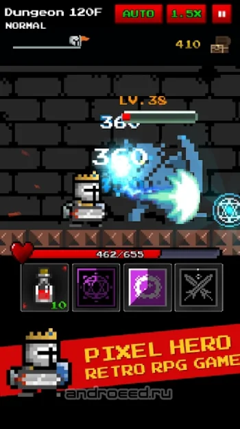 Подземелье n Pixel Герой - скриншот 3