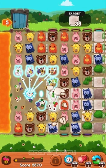 POKOPOKO The Match 3 Puzzle - скриншот 4