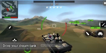 Poly Tank 2: Battle Sandbox - скриншот 1