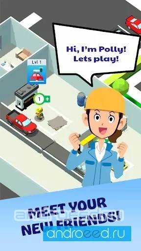 PolyFactory: Lowpoly Assembly Line Tycoon Game - скриншот 1