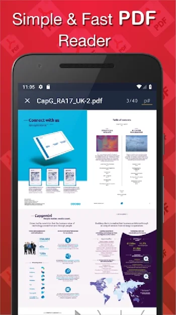 Простой PDF Reader - скриншот 1