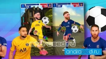 PSG Football Freestyle 2022 - скриншот 2