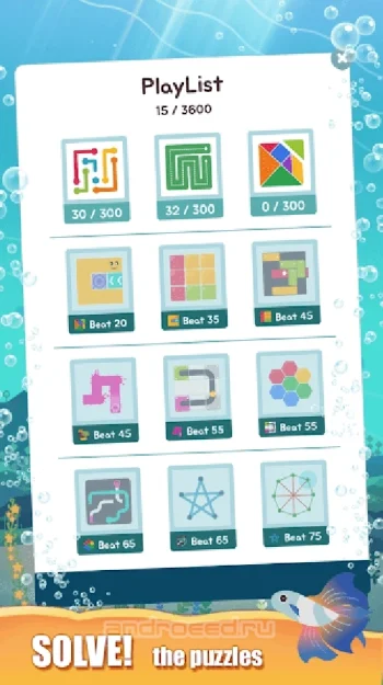 Puzzle Aquarium - скриншот 3