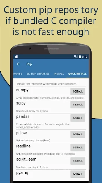 Pydroid 3 - IDE for Python 3 - скриншот 4