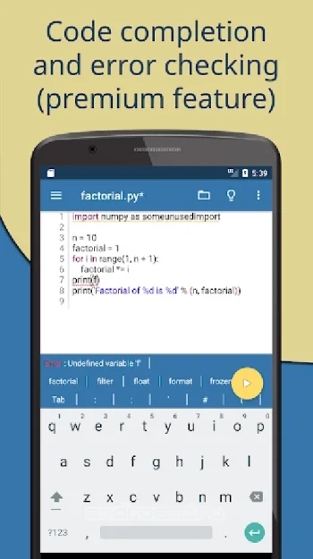 Pydroid 3 - IDE for Python 3 - скриншот 5