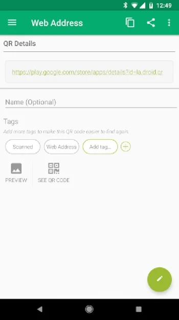 QR Droid (Pусский) - скриншот 2