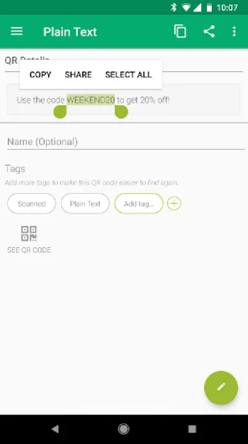 QR Droid (Pусский) - скриншот 4