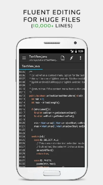 QuickEdit Текстовый редактор - скриншот 2