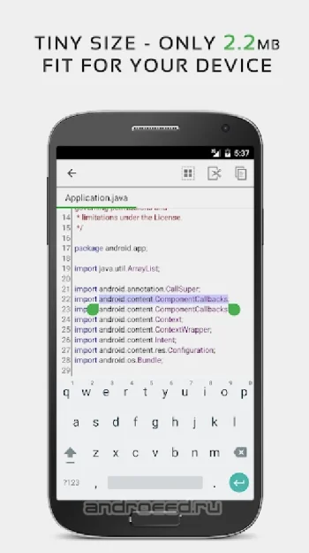QuickEdit Текстовый редактор - скриншот 3