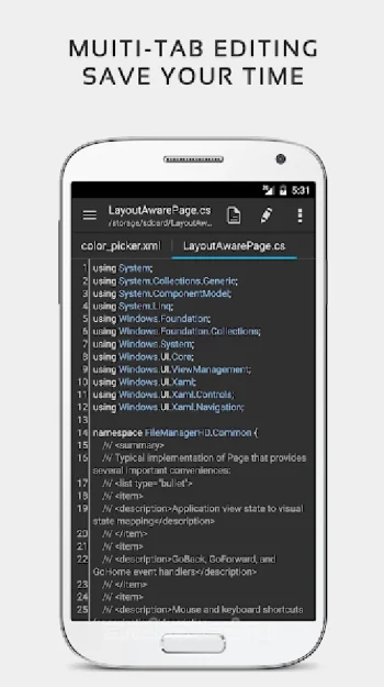 QuickEdit Текстовый редактор - скриншот 4
