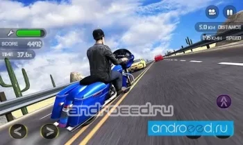 Race the Traffic Moto FULL - скриншот 1