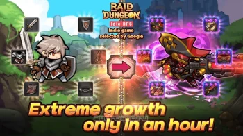 Raid the Dungeon : Idle RPG - скриншот 3