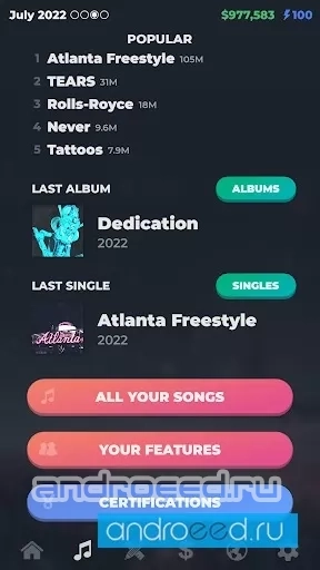 RAPSTAR - rapper simulator - скриншот 4