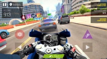 Real Moto Rider: Traffic Race - скриншот 1