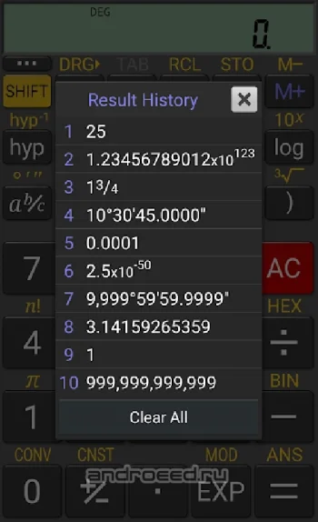 RealCalc Plus - скриншот 4