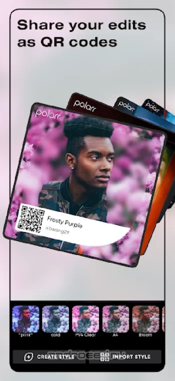Редактор фотографий Polarr - скриншот 3