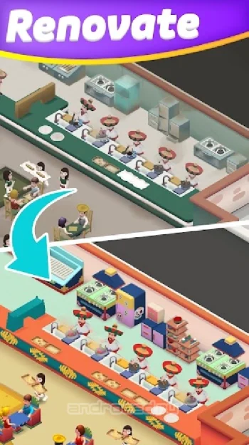 Restaurant Tycoon - Idle Game - скриншот 1
