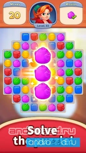 Sallys Family: Match 3 Puzzle - скриншот 1