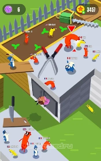 Sausage Wars.io - скриншот 3