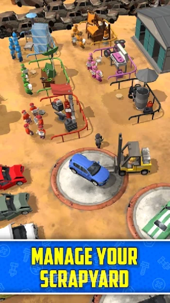 Scrapyard Tycoon Idle Game - скриншот 1