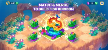 Sea Merge! Игра Рыбки в Море: Соединить Аквариум - скриншот 4