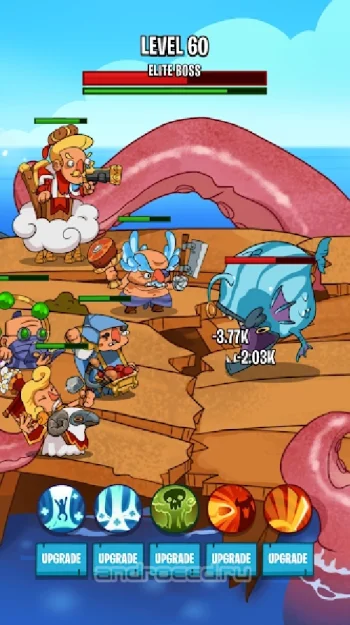 Semi Heroes 2: Endless Battle RPG Offline Game - скриншот 3