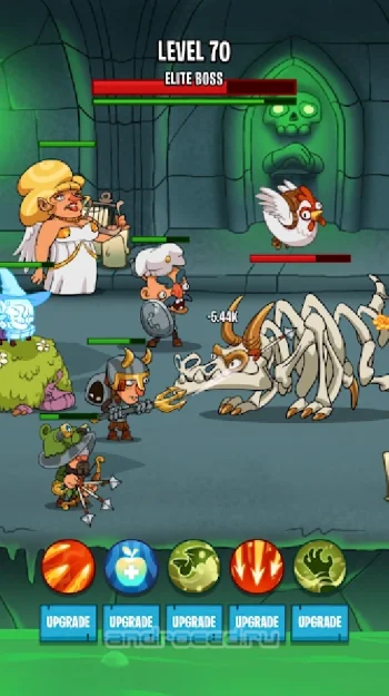 Semi Heroes 2: Endless Battle RPG Offline Game - скриншот 5