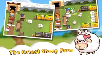 Sheep Farm : Idle Games & Tycoon - скриншот 1