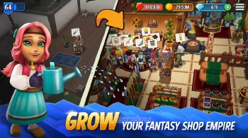 Shop Titans: Idle Tycoon RPG - скриншот 1