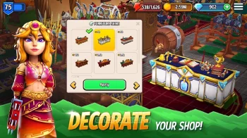 Shop Titans: Idle Tycoon RPG - скриншот 3
