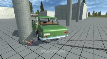 Simple Car Crash Physics Simulator Demo - скриншот 1