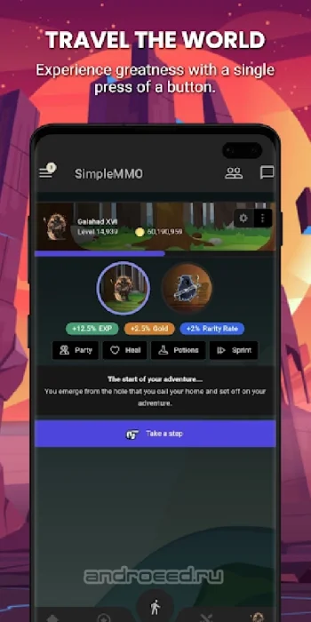 SimpleMMO (MMORPG - PVP - RPG) - скриншот 1