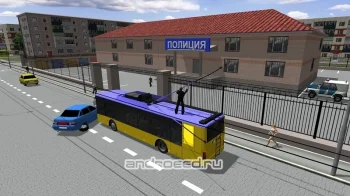 Симулятор троллейбуса 3D 2018 - скриншот 1