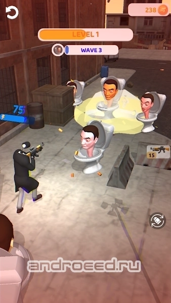 Skibidi War - Toilets Attack - скриншот 1
