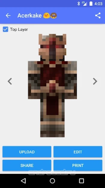 Skin Creator for Minecraft - скриншот 2