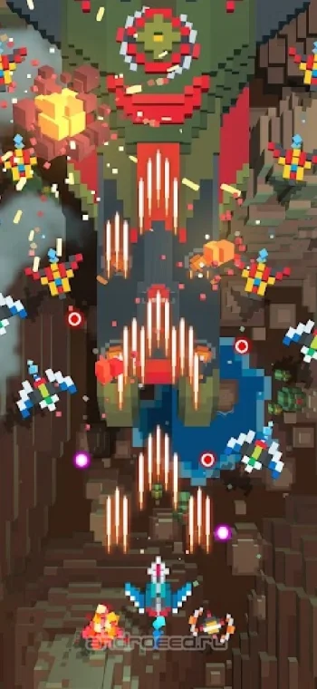 Sky Wings: Pixel Fighter 3D - скриншот 2