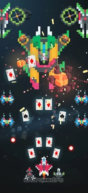 Sky Wings: Pixel Fighter 3D - скриншот 3