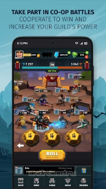 Slash & Roll: Live Guild Raids - скриншот 2