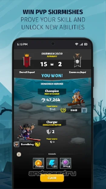 Slash & Roll: Live Guild Raids - скриншот 3