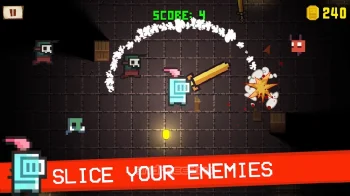 SLICE KNIGHT – DUNGEON FIGHTER & WEAPON SIMULATOR - скриншот 2