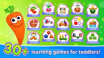 Смешная Еда 2! Развивающие Игры для Детей 3 лет - скриншот 1