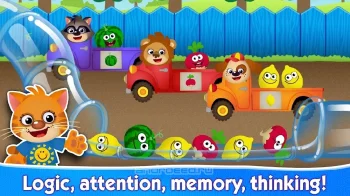 Смешная Еда 2! Развивающие Игры для Детей 3 лет - скриншот 2